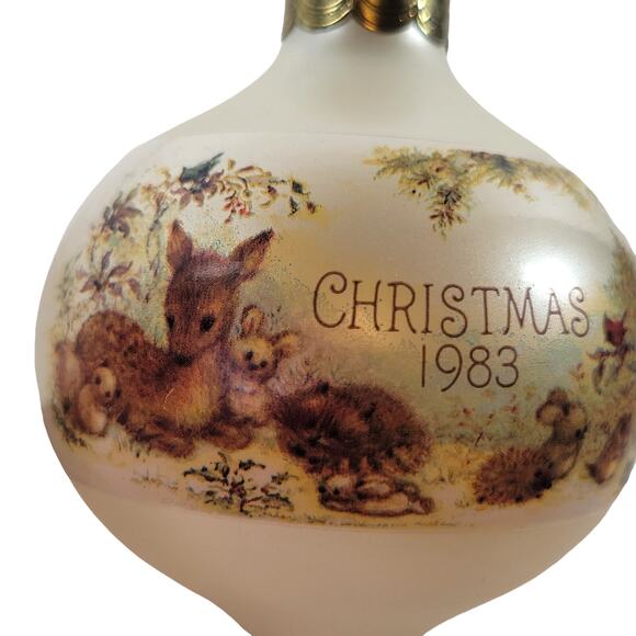 Hallmark Keepsake Christmas Ornament 1983 Mary Hamilton Animals Vintage - Picture 12 of 13